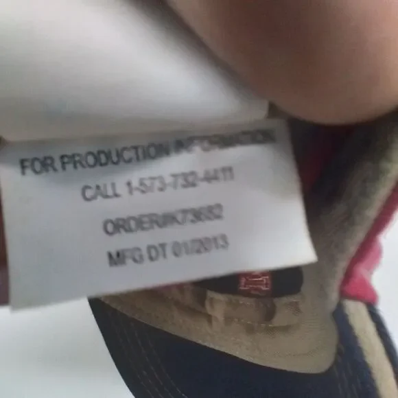 Disney Parks Disneyland baseball cap red navy distressed look - Picture 7 of 11